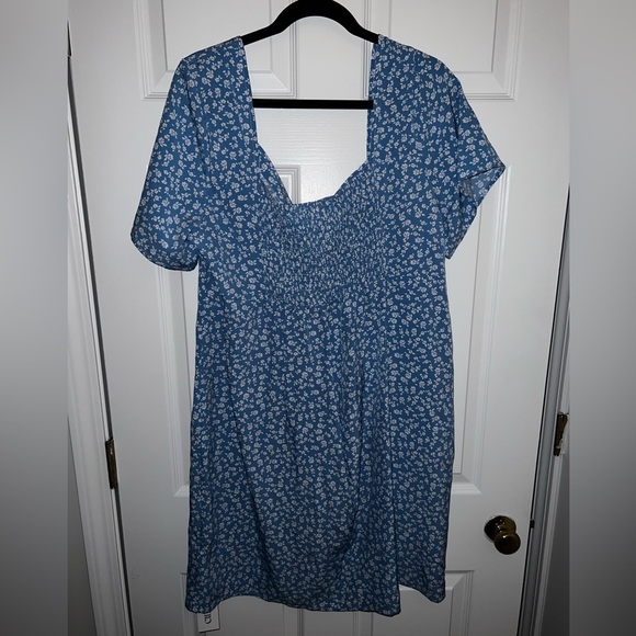💕 Cider Dress Plus Size 4X *NWT* Blue Floral - Picture 2 of 3